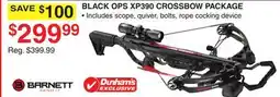 Dunham's Sports BARNETT BLACK OPS XP390 CROSSBOW PACKAGE offer