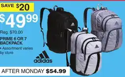 Dunham's Sports ADIDAS PRIME 6 OR 7 BACKPACK offer