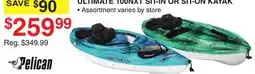 Dunham's Sports PELICAN ULTIMATE 100NXT SIT-IN OR SIT-ON KAYAK offer