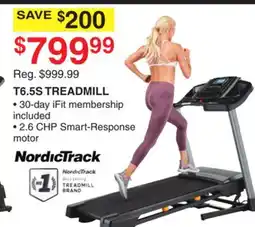 Dunham's Sports NORDICTRACK T6.5S TREADMILL offer