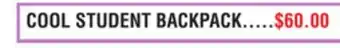 Dunham's Sports COOL STUDENT BACKPACK offer