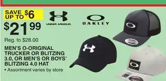 Dunham's Sports MEN'S O-ORIGINAL TRUCKER OR BLITZING 3.0, OR MEN'S OR BOYS' BLITZING 4.0 HAT offer