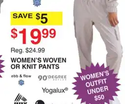 Dunham's Sports WOMEN'S WOVEN OR KNIT PANTS offer