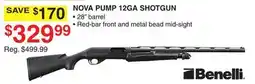 Dunham's Sports BENELLI NOVA PUMP 12GA SHOTGUN offer