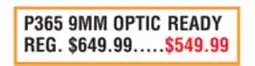 Dunham's Sports SIG SAUER P365 9MM OPTIC READY offer