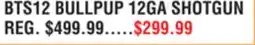 Dunham's Sports BTS12 BULLPUP 12GA SHOTGUN offer