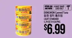 Hmart DONGWON Canned Tuna offer