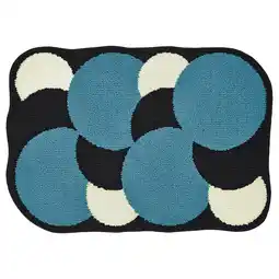 Ikea RÄler Door mat, blue, 2 ' 0 x2 ' 11 offer