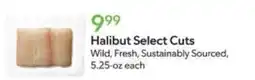 Publix Halibut Select Cuts offer