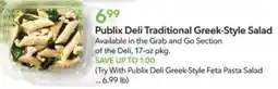 Publix Publix Deli Traditional Greek-Style Salad offer