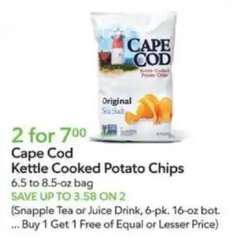 Publix Cape Cod Kettle Cooked Potato Chips offer