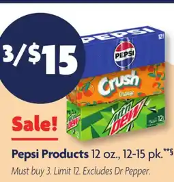 Family Dollar Pepsi Products offer
