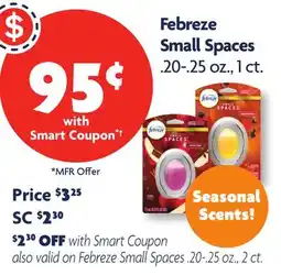 Family Dollar Febreze Small Spaces offer