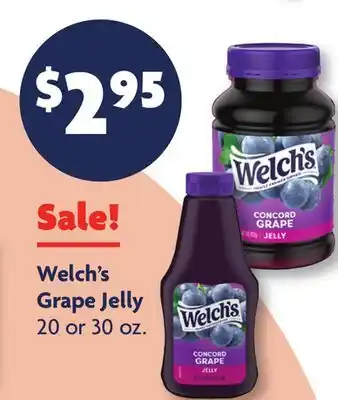 Family Dollar Welch's Grape Jelly offer