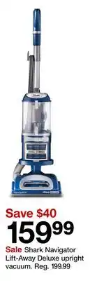 Target Shark Navigator Lift-Away Deluxe upright vacuum offer