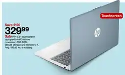 Target HP 15.6 touchscreen laptop with AMD Athlon processor offer