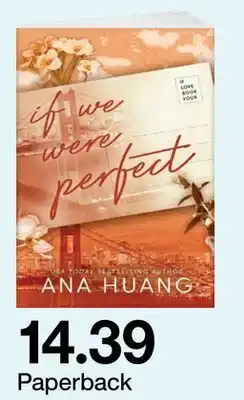 Target If we were Perfect Paperback offer