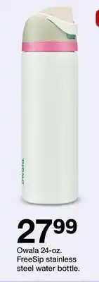 Target Owala 24-oz. FreeSip stainless steel water bottle offer