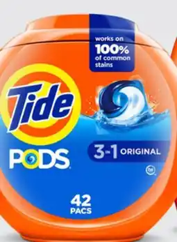 Target Tide Pods 42-ct. laundry detergent pacs offer