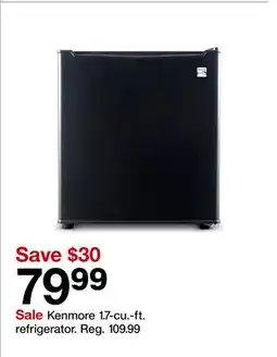 Target Kenmore 1.7-cu.-ft. refrigerator offer