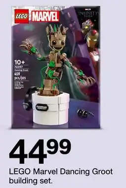 Target LEGO Marvel Dancing Groot building set offer