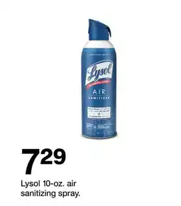 Target Lysol 10-oz. air sanitizing spray offer