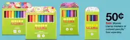 Target Mondo Llama markers or colored pencils offer
