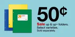 Target up & up folders offer