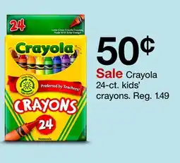 Target Crayola 24-ct. kids' crayons offer