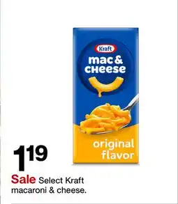 Target Select Kraft macaroni & cheese offer