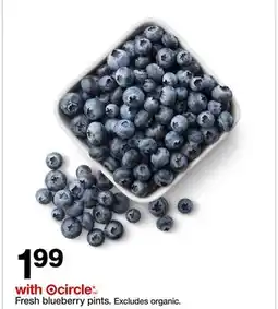 Target Fresh blueberry pints offer