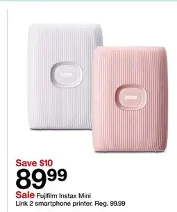 Target Fujifilm Instax Mini Link 2 smartphone printer offer