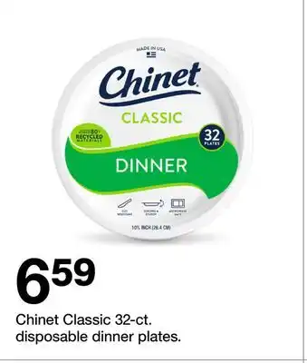 Target Chinet Classic 32-ct. disposable dinner plates offer