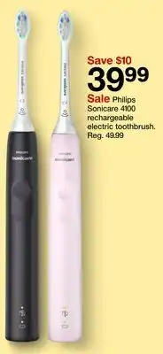 Target Philips Sonicare 4100 rechargeable electric toothbrush offer
