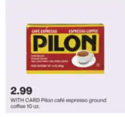 CVS Pilon café espresso ground coffee offer