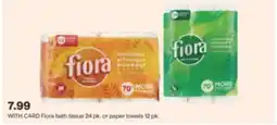 CVS Fiora bath tissue 24 pk. or paper towels 12 pk offer