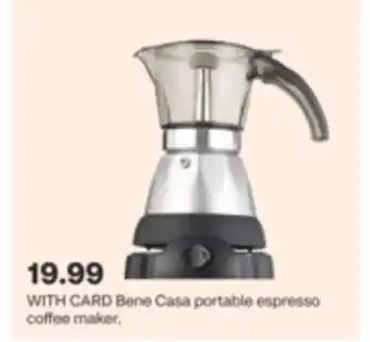 CVS Bene Casa portable espresso coffee maker offer