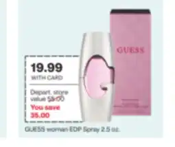 CVS GUESS woman EDP Spray 2.5 oz offer
