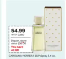 CVS CAROLINA HERRERA EDP Spray 3.4 oz offer