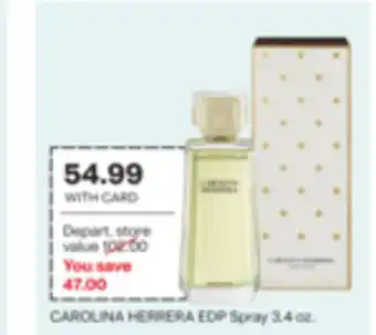CVS CAROLINA HERRERA EDP Spray 3.4 oz offer