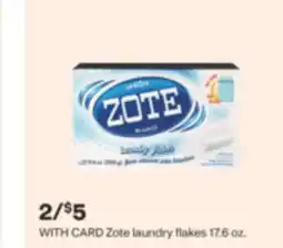 CVS Zote laundry flakes 17.6 oz offer
