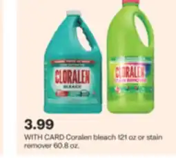 CVS Coralen bleach 121 oz or stain remover 60.8 oz offer