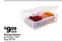 Michaels Storage Keeper by Simply Tidy offer
