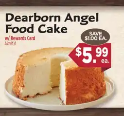 Dearborn Market Dearborn Angel Food Cake offer