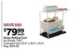 Michaels Essex Rolling Cart offer
