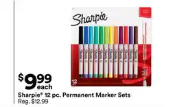 Michaels Sharpie 12 pc. permanent Marker Sets offer