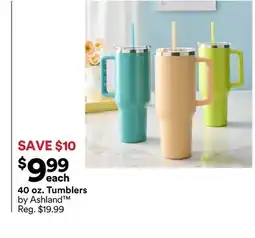 Michaels 40 oz. Tumblers by Ashland offer