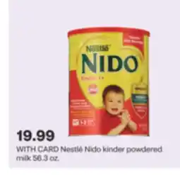 CVS Nestlé Nido kinder powdered milk 56.3 oz offer