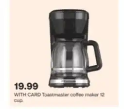 CVS Toastmaster coffee maker 12 cup offer