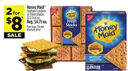 Dollar General Honey Maid Graham Crackers or Fresh Stacks offer